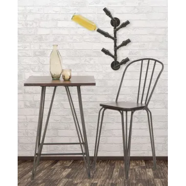 Krzesło Barowe HARLEM 54 45 102 Zestaw 2 szt. (Wysokość siedziska 61 cm)